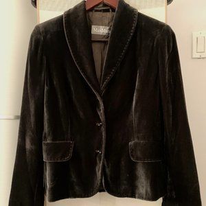 Max Mara Vintage Velvet Jacket